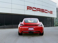 Look At The Option List On This Beautiful Guards Red 718 Cayman S. Available Now At Porsche Centre L... (image 4)