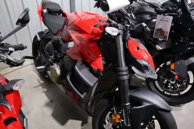 Argyll Motorsports 2024 Ducati Streetfighter V4 Red Push forward The Streetfighter V4 was an instant...