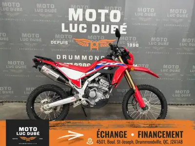 2022 Honda CRF300L Honda CRF300L 2022 8 072 KM ÉCHAPPEMENT YOSIMURA SKID PLATE Nous offrons une gara...