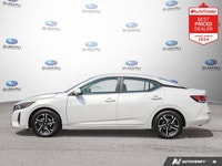 Recent Arrival! Odometer is 8215 kilometers below market average! White 2024 Nissan Sentra SV FWD CV... (image 1)