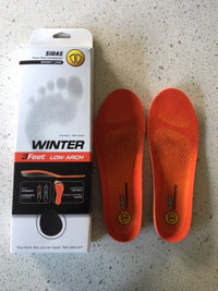 Semelles SIDAS  winter SMALL US 5-6- Low arch –NEUVES