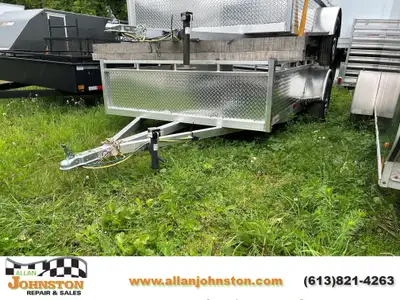 Welcome to Allan Johnston Repair & Sales 6X12B Single axle aluminum trailer bifold .