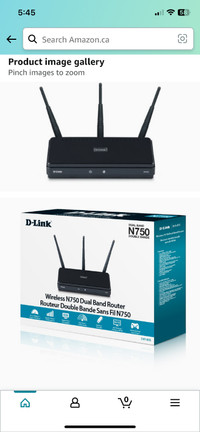 D Link N750 Router