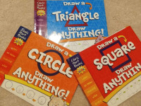 Draw a Triangle, Square, Circle Draw Anything Book Set
