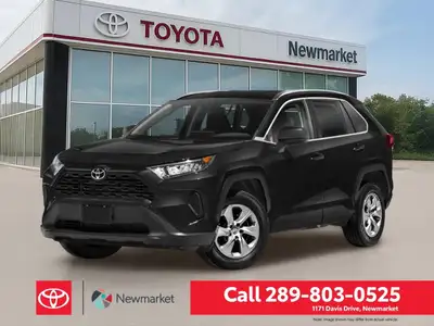 The 2021 Toyota RAV4 LE AWD in stunning black exudes confidence with its robust design and AWD drive...