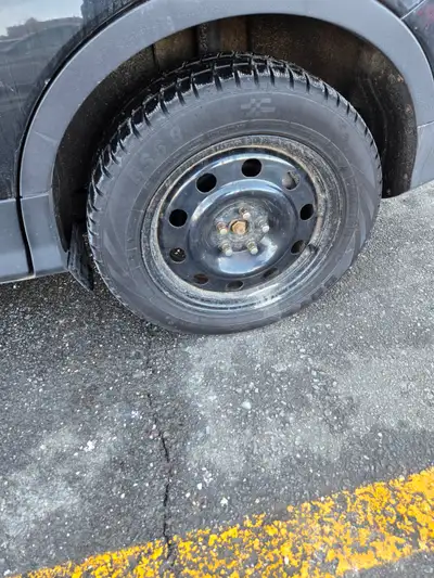 17 inch Winter tires and steel wheels for Ford Escape , complete set of 4. Tires are in great shape,...