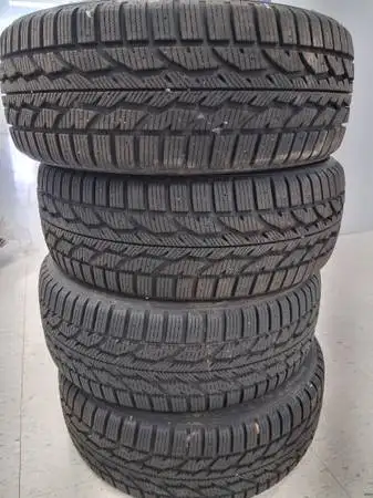 Four 215/60R17 Firestone WinterForce Winter Tires. Excellent Tread On The Tires 12/32 Seconds Tread...