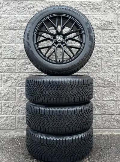 Winter / Snow Continental IceContact XTRM 20 Tires And Aftermarket GTS G509 G-Tuning Flow Forged Mat...