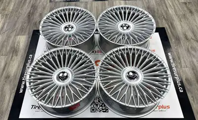 TIS 507S SILVER WHEELS Fits GMC/Chevy 1500, Cadillac Escalade, Ford F150 -Wheel Size: 24x10J -Bolt P...