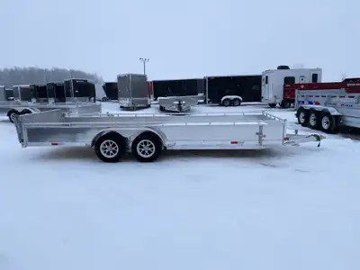 Canadian Mennonite Built Tandem Axle Aluminum Utility Trailer is $7,075.00 or $141.49/month! Ord: E1...