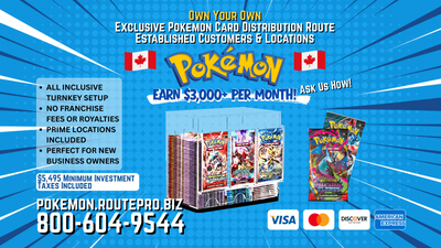 Pokémon Trading Card Route – Turnkey Opportunity With Locations, View more