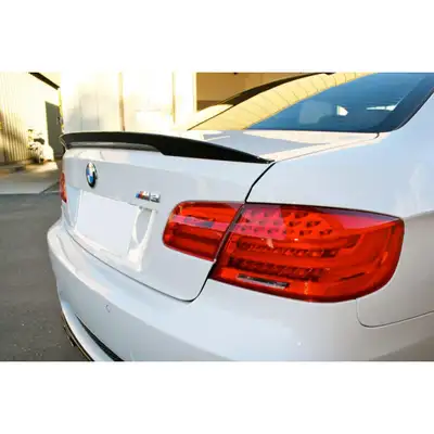 BMW E92 328i 335i PERFORMANCE CARBON FIBER TRUNK SPOILER 2007 2008 2009 2010 2011 2012 2013 . WE ASL...