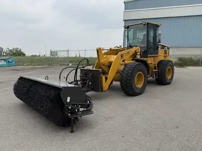 SWEEPSTER IS AMERICAN MADE! HIGH END PRODUCT! 120" ANGLE BROOM 24-60 GPM, ISO MOUNT OR BLANK PLATE T...