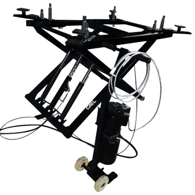 Brand New 6,000 Lbs. Mid-Rise Portable Scissor Lift for Cars. The Capital Automotive Equipments PS-2...