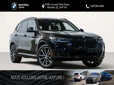 Découvrez ce superbe BMW X3 xDrive30i d'occasion, provenant d'un seul propriétaire ayant effectué l'...