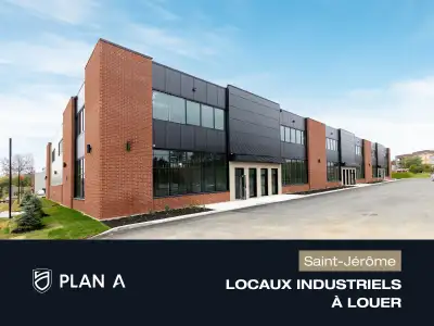 LOCAL INDUSTRIEL/ENTREPÔT À LOUER À SAINT-JÉRÔME - JUSQU'À 75 000 PI2 Contactez François au 438-801-...