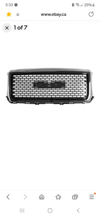 Looking for 14-15 gmc denali 1500 grille