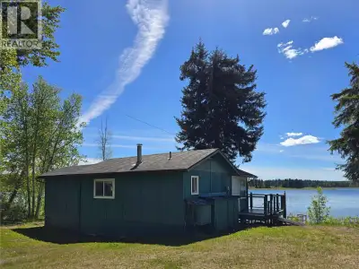 Cabin on the lake! Quaint & low-maintenance recreational getaway on 3.46ac with 202ft sunny waterfro...