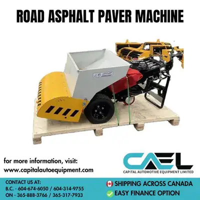 Faites l'expérience d'un revêtement de route efficace avec le Mini machine de finisseur d'asphalte r...