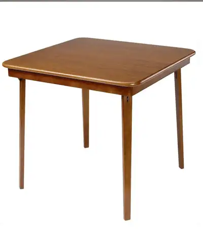 BRAND NEW - Meco STAKMORE Straight Edge Folding Card Table Fruit, View more