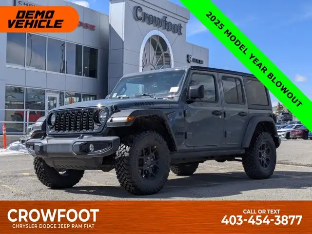 2025 Jeep Wrangler Willys * - E-Locker Rear Axle - LED in Cars & Trucks in Calgary - Image 2