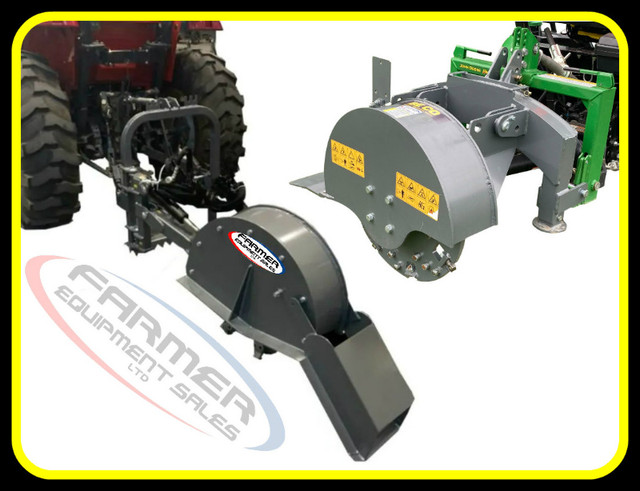 3 point hitch PTO stump grinder for tractors 15- 60 HP -IN STOCK in Farming Equipment in New Glasgow - Image 2