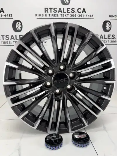 Set of 4 NEW Takeoff 20 inch GMC Factory OEM Rims - came off a 2026 FITS: Chevy, Chevrolet, GM, GMC...