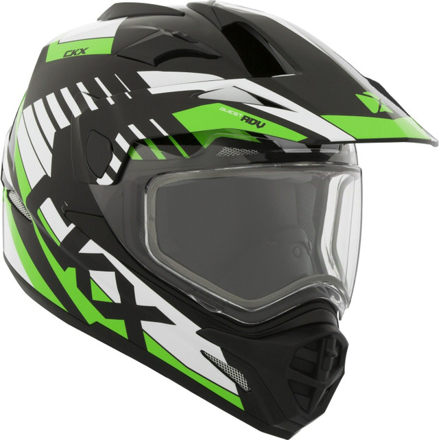 Dual sport shop snowmobile helmet
