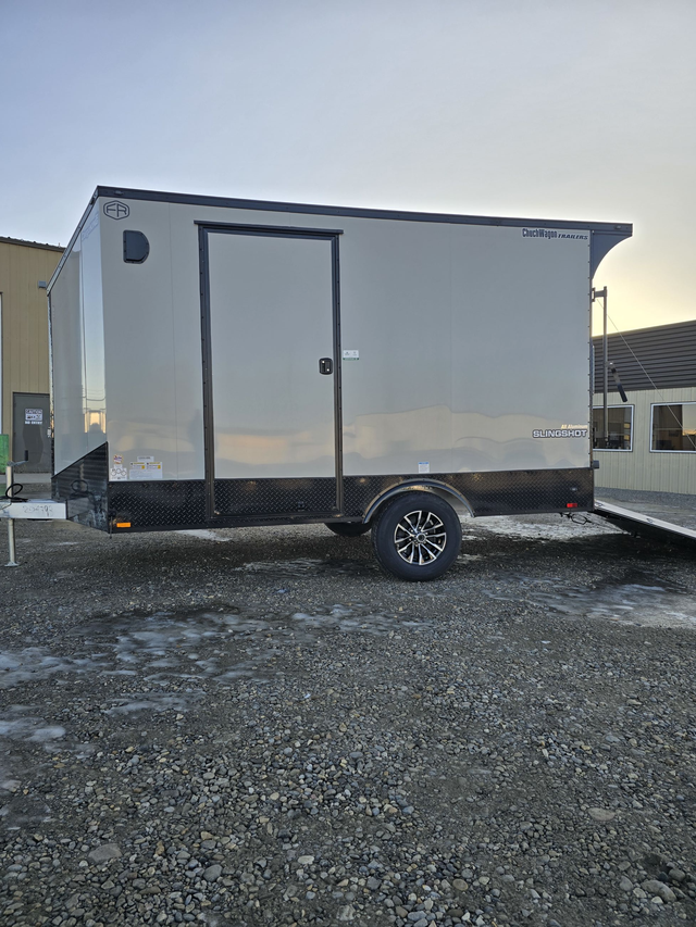  Forest River *** 8.5x12 *** 2 Place Aluminum Sled Trailer  in Cargo & Utility Trailers in Calgary - Image 3