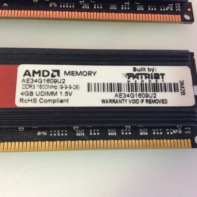 AMD Entertainment Edition 4GB DDR3 1600 (PC3 12800) Desktop Memo in System Components in Mississauga / Peel Region - Image 4