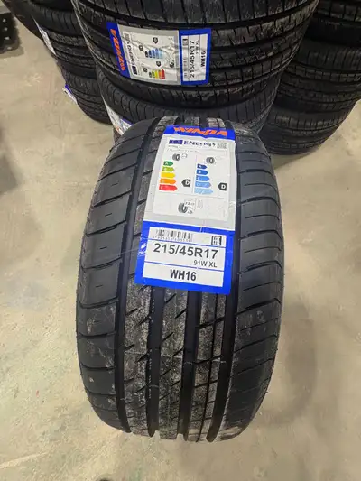 Brand new! Price - $450.00 For the set! Size - 215/45R17 Great deal! We also offer financing! Fas-Ti...