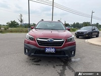 Odometer is 41366 kilometers below market average! Red 2020 Subaru Outback Touring AWD Lineartronic... (image 1)