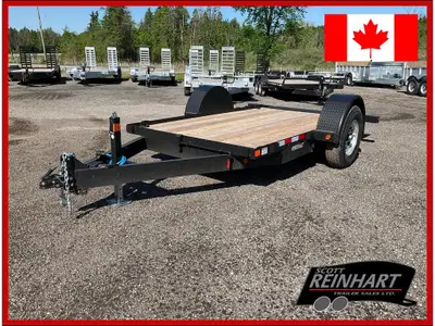 2026 Canada Trailers 6x12 Gravity Tilt Trailer 7000LB GVWR, Single Axle with Easy Lube Spindles, Sli...