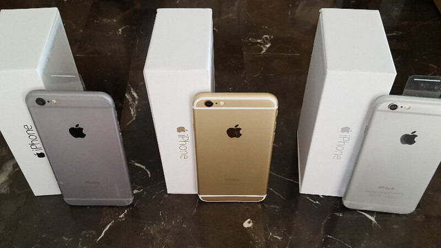 iPhone 6 & 6 Plus 6S & 6S Plus 16GB 32GB 128GB 1YR WAR & CHARGER in Cell Phones in Calgary
