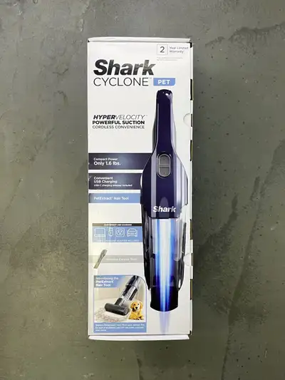 Shark Cyclone Pet Cordless Vacuum Hypervelocity Suction - advanced cleaning performance XL Dust Cap...