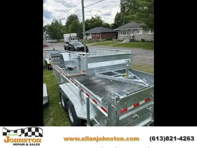 Welcome to Allan Johnston Repair & Sales 2027 One Sixteen 5X10 Single Axle Galvanized Utility Traile...
