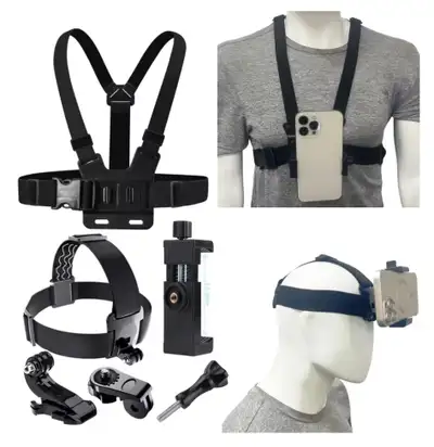 New 6-in-1 Action Camera Mount Kit for Gopro, Osmao and more, View more