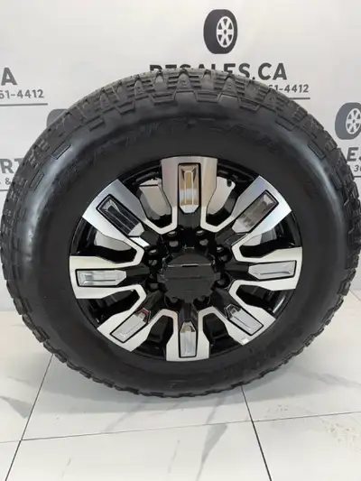 Set of 4 LT 275/65/20 Goodyear Wrangler All Weather Tires ON 20" Factory OEM GMC Denali Rims -- new...
