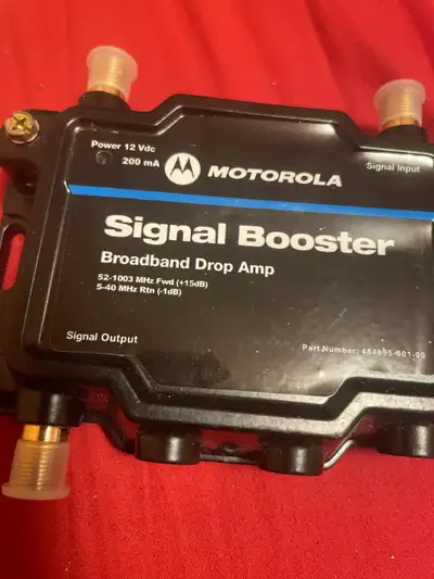 Motorola Signal Booster Broadband Drop Amplifier 484095-001-00 5, View more