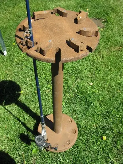 Fishing Rod Holder  On Rotating Stand, View more