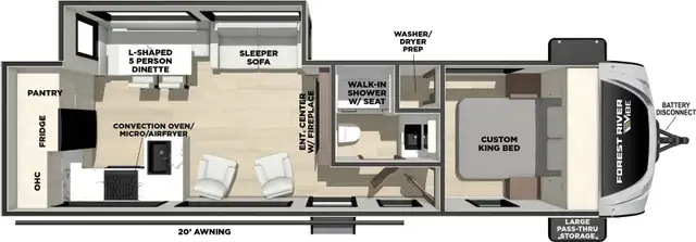 2026 Forest River VIBE in Travel Trailers & Campers in Terrace - Image 19