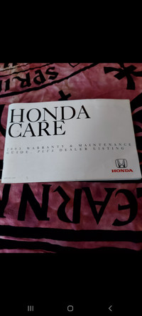 2003 honda service guide book $15 gravenhurst