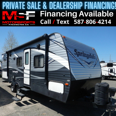 Welcome to Motorsports Financing - Kelowna! 2017 Keystone Springdale Engine: 1000