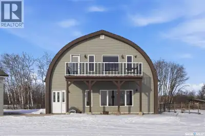 Located just 20 minutes outside of Saskatoon, this unique property offers 10 serene acres, 2 storey...