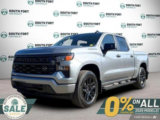 2025 Chevrolet Silverado 1500 Custom 4WD Crew Cab in Cars & Trucks in Strathcona County