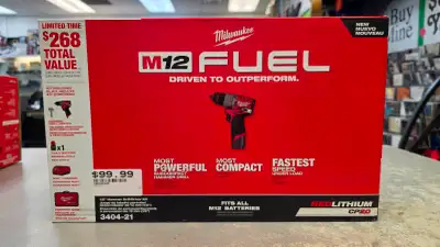 Milwaukee M12  1/2" Hammer Drill/Driver Kit 3404-21 - BRAND NEW, View more