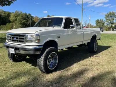 Check out this 1997 Ford F250 that has received an amazing restoration! New body and paint, super cl...