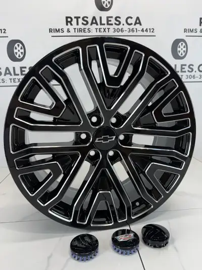 Set of Four NEW 22" GMC Denali Ultimate Replica Rims Fits: Chevy Silverado, GMC Sierra, Suburban, Yu...