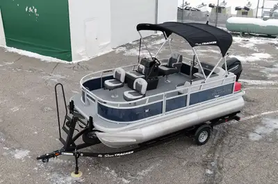 The All New Look 2026 Sun Tracker Bass Buggy 16 XL Select - Best Pontoon Boat $46,995 -$4,000 [ Supe...