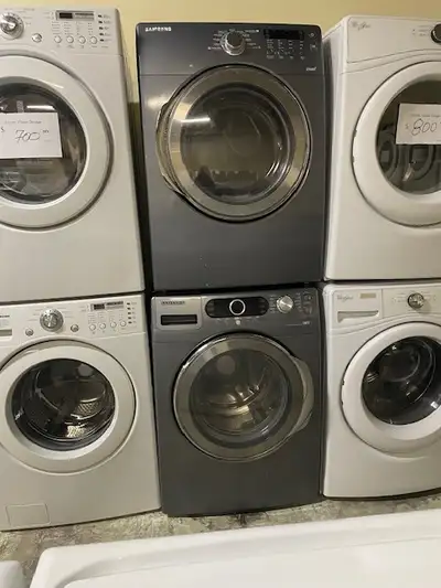 Laveuse sécheuse frontales grises Samsung ( remis a neuf ), View more